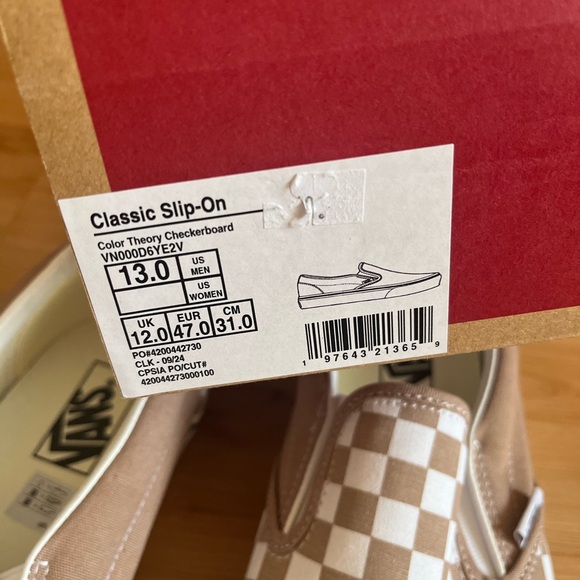 Vans Classic Slip-On
Checkerboard Shoe Mens 13.0 US - Picture 8 of 8